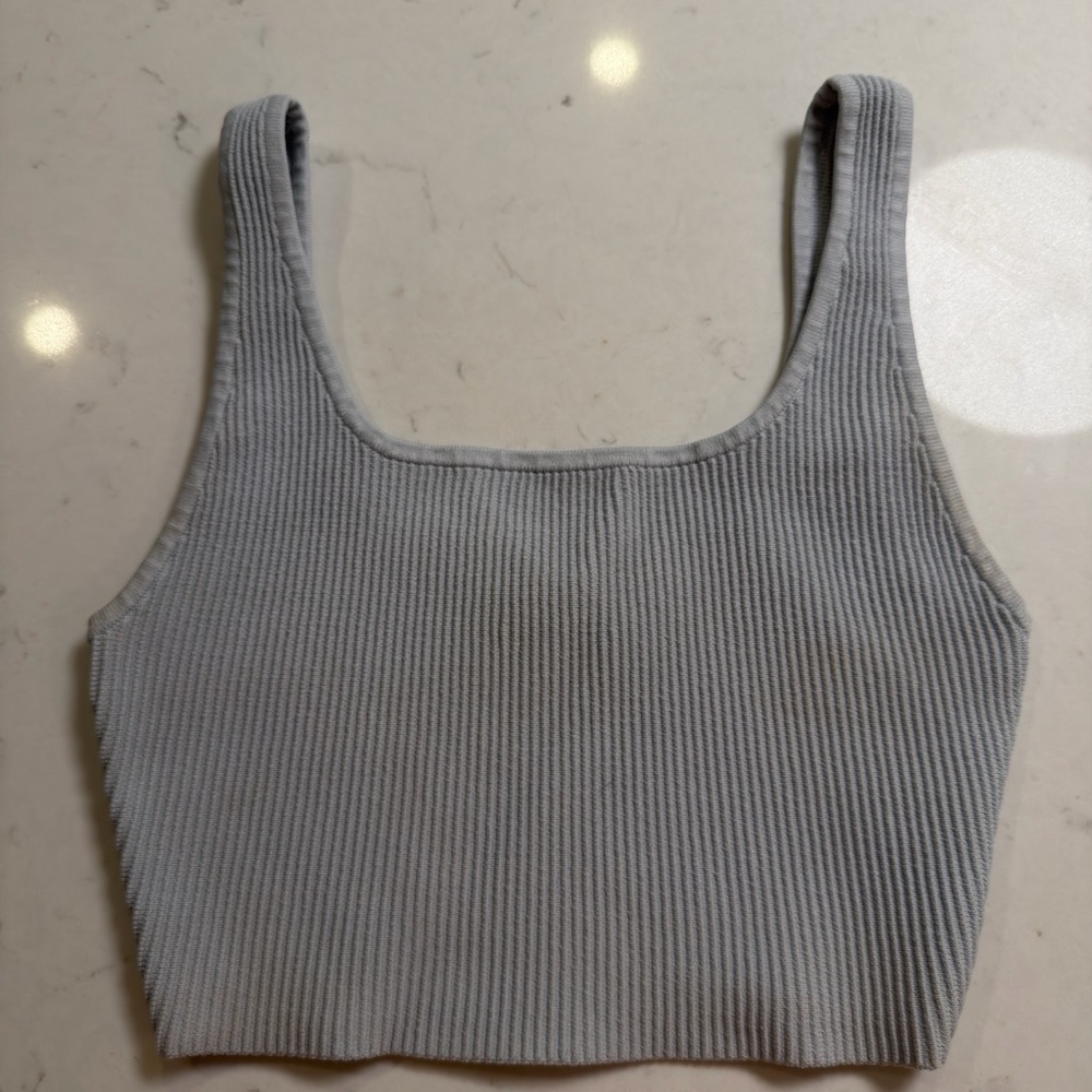 Light blue sculpt knit aritzia Women's Tank Top